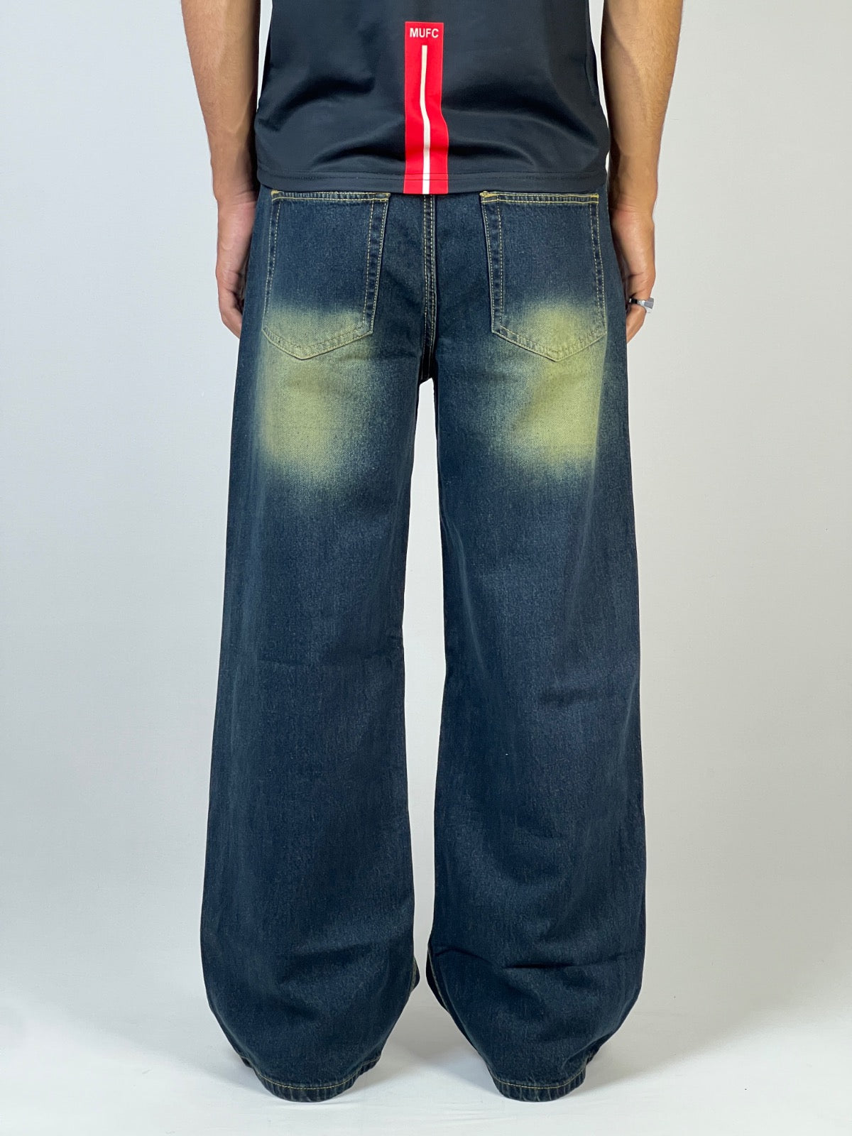Vintage navy baggy