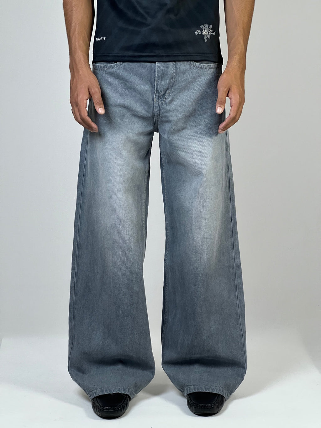 Steel grey baggy