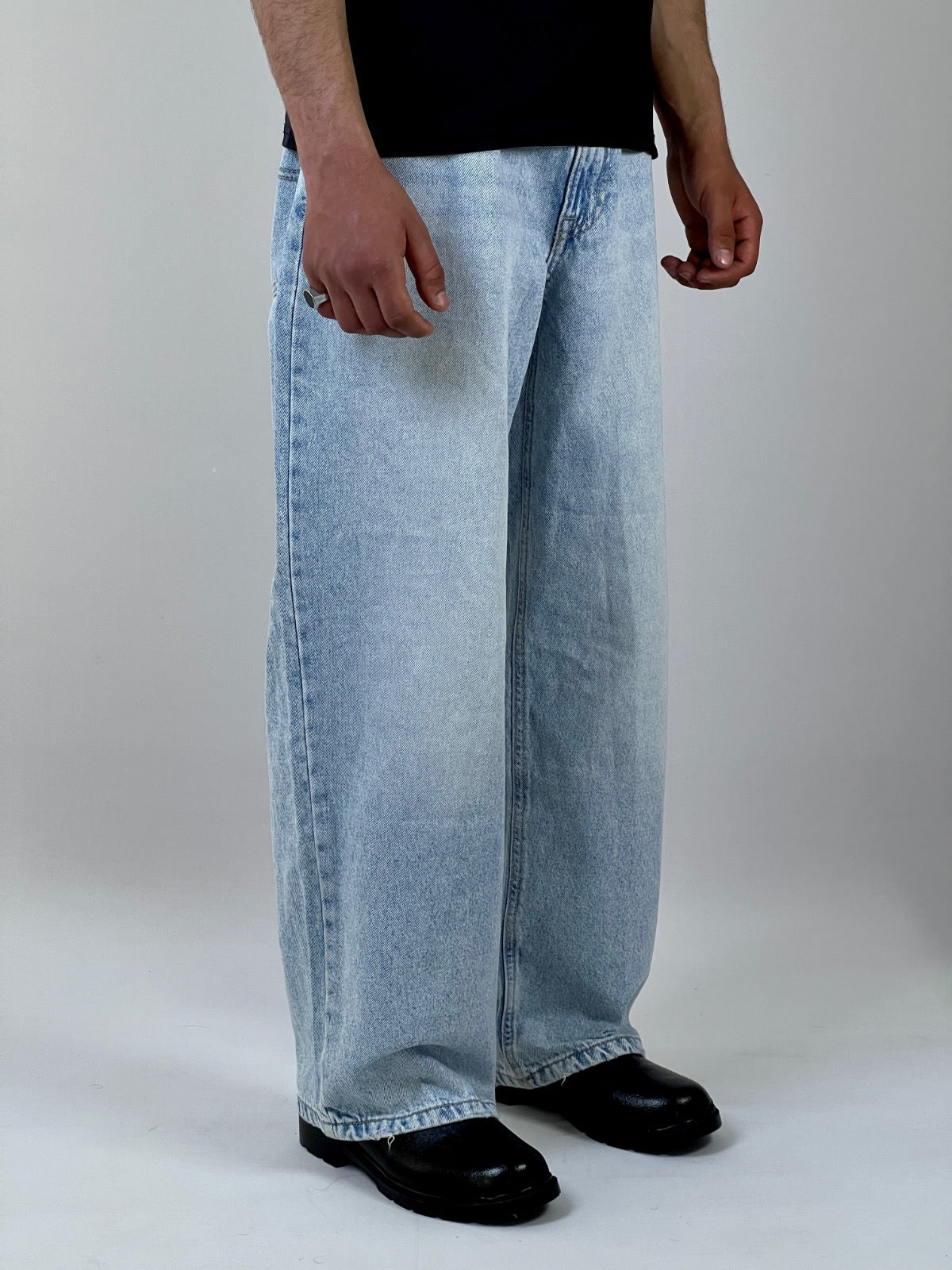 Light blue baggy