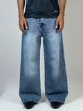 Blue wash baggy