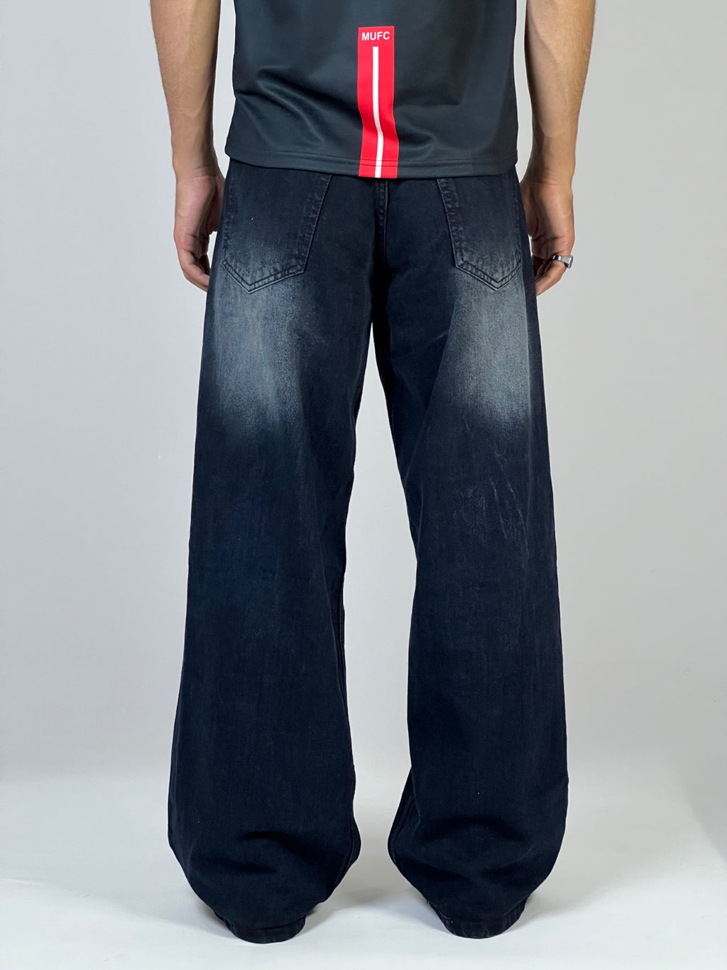 Dark indigo baggy