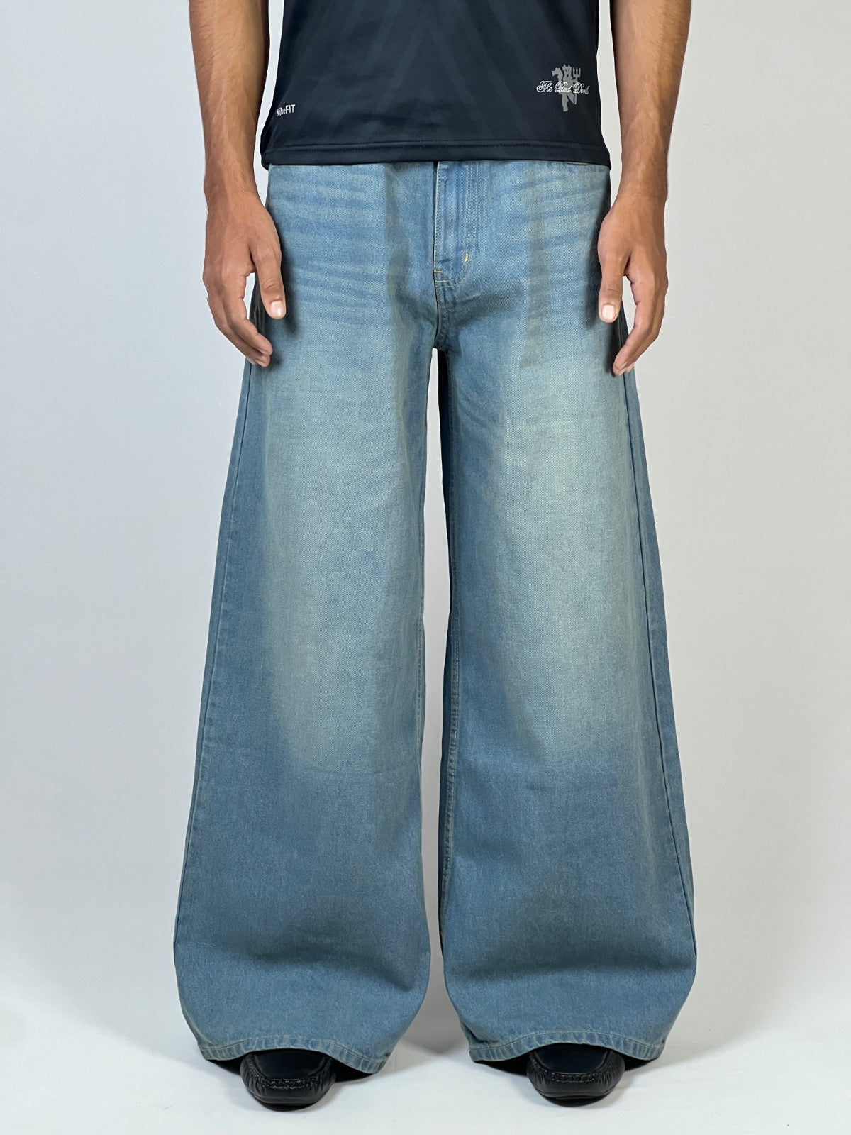 Cloud blue baggy