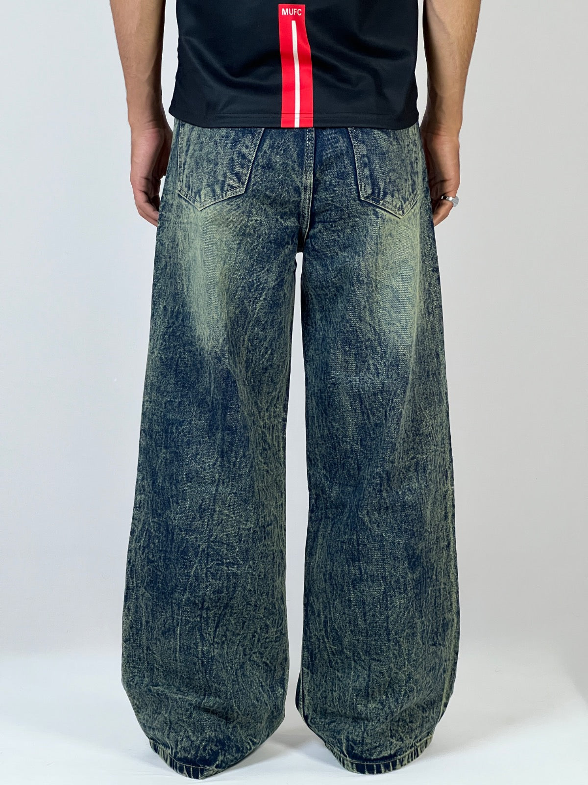 Olive mist baggy