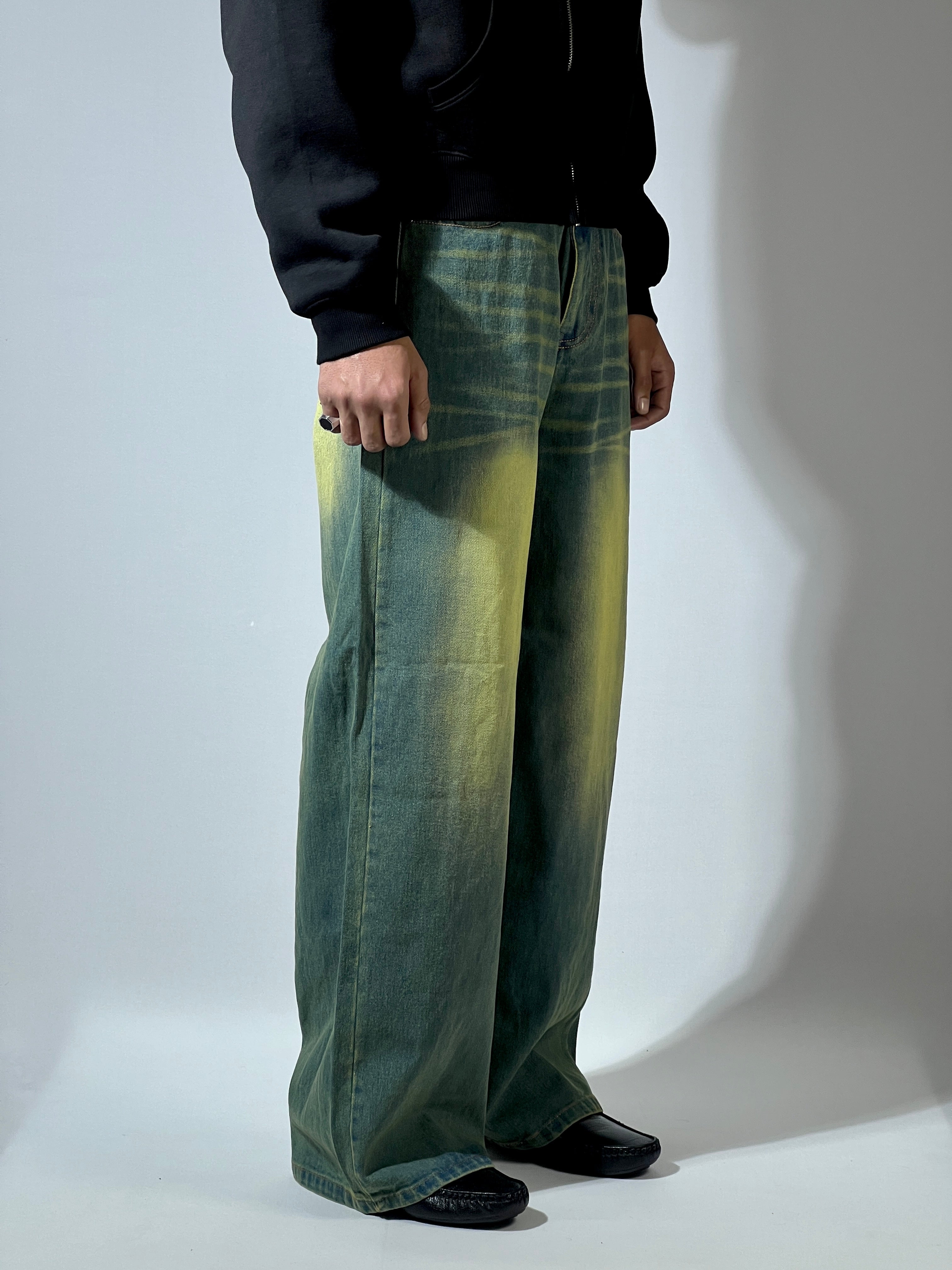 Moss green baggy
