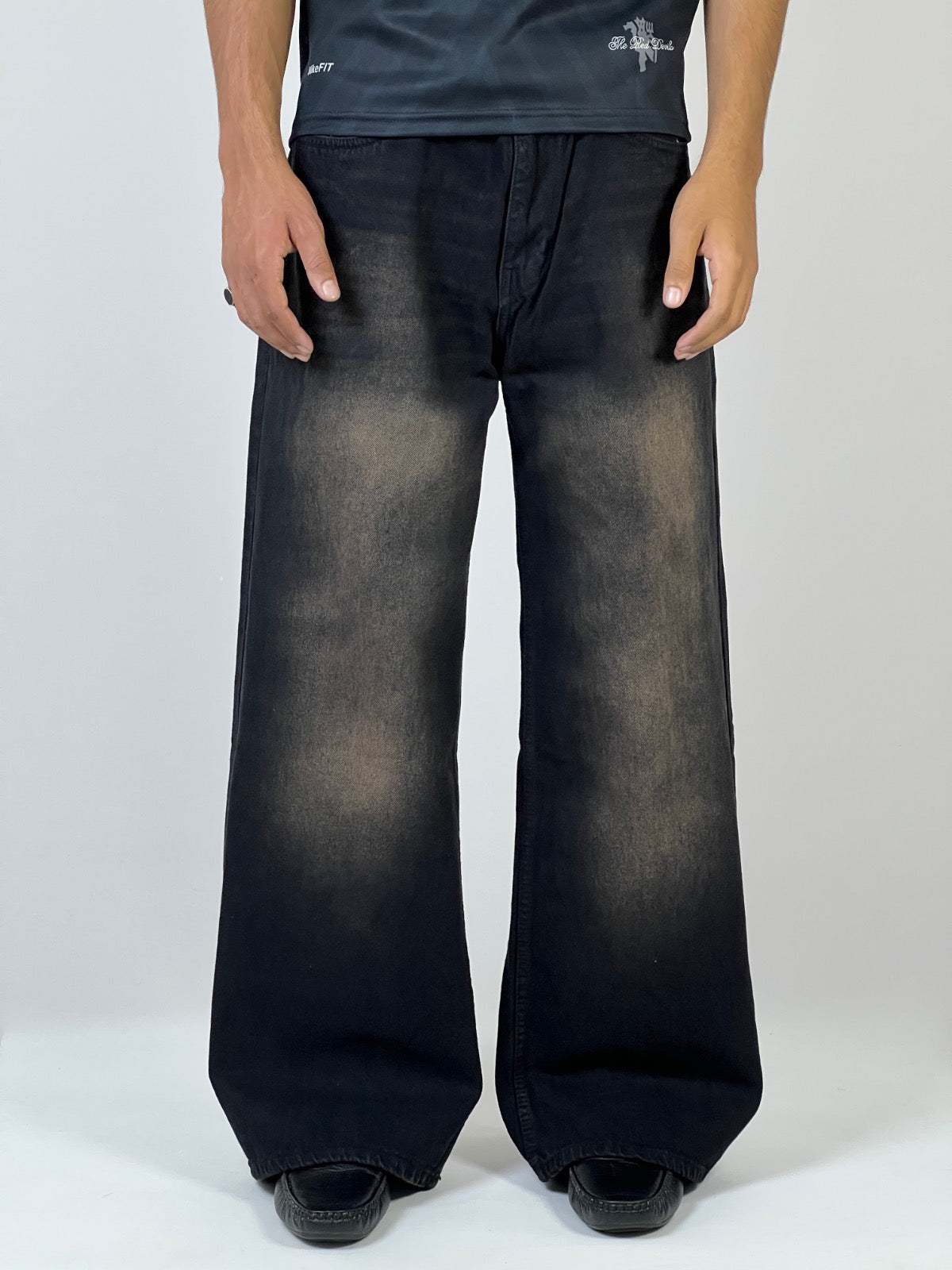 Midnight black baggy