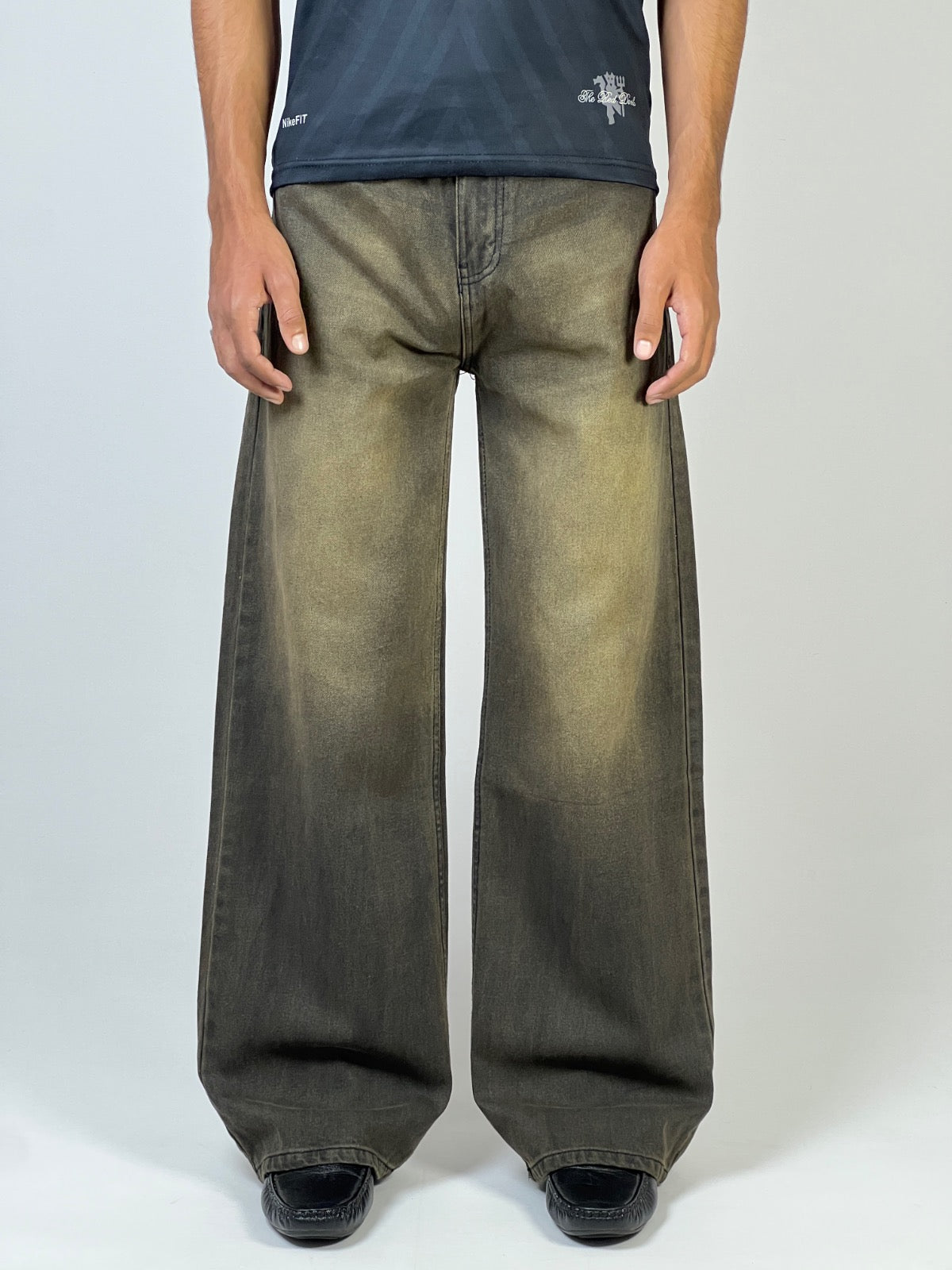 Mocha brown baggy