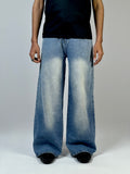 Retro blue baggy