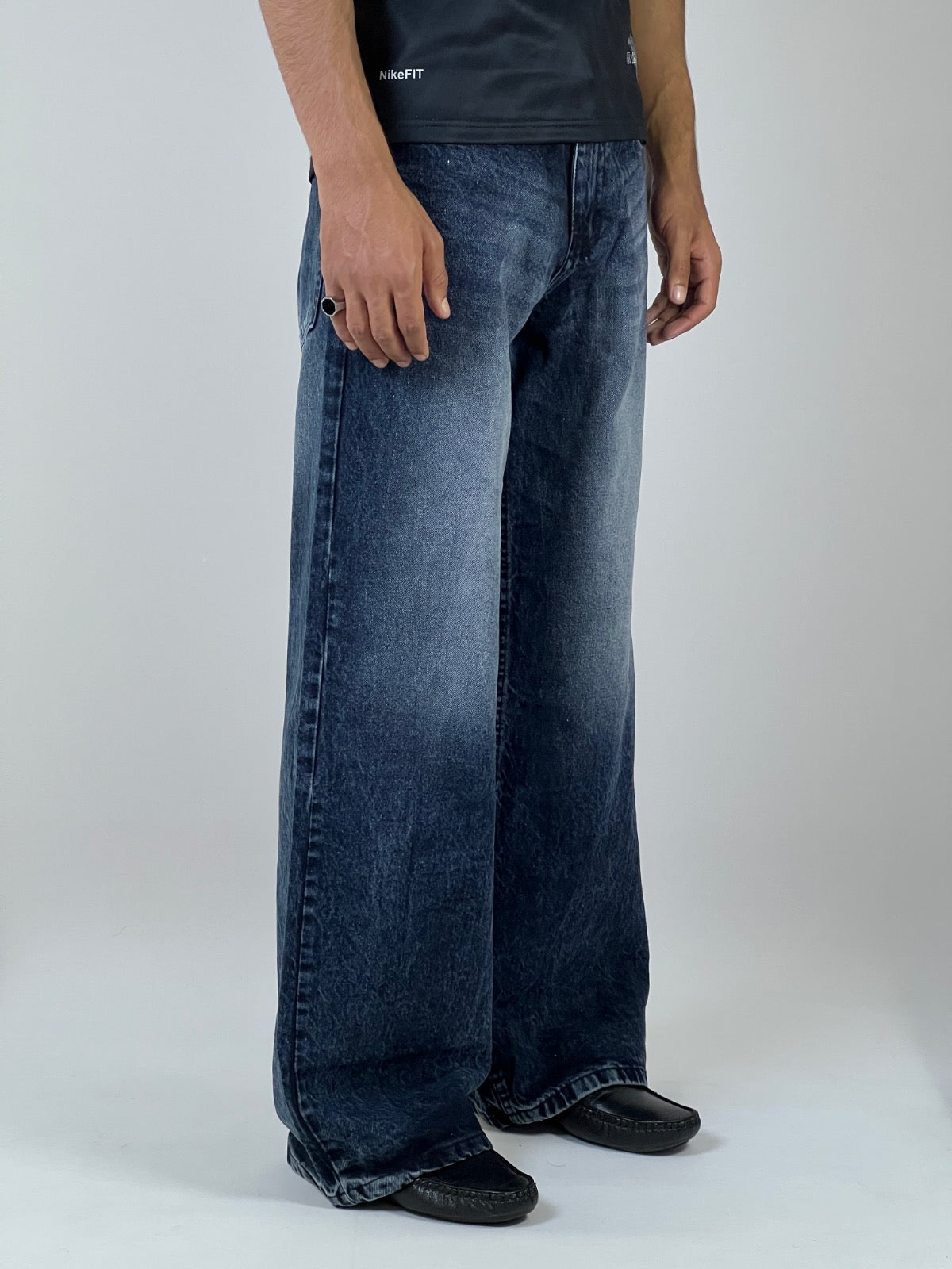 Dark blue baggy