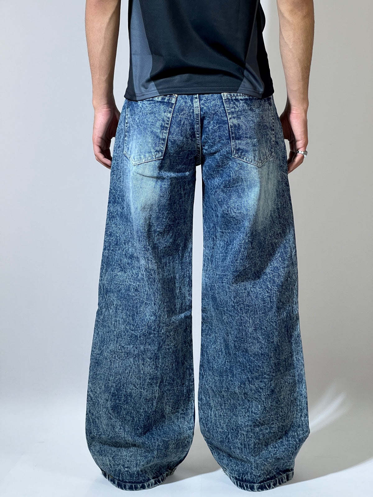 Deep blue baggy