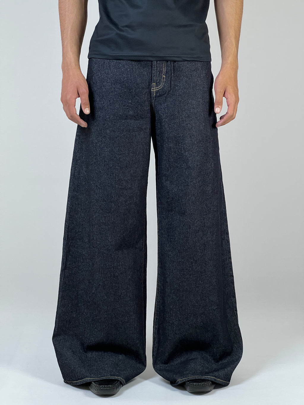 Indigo core baggy
