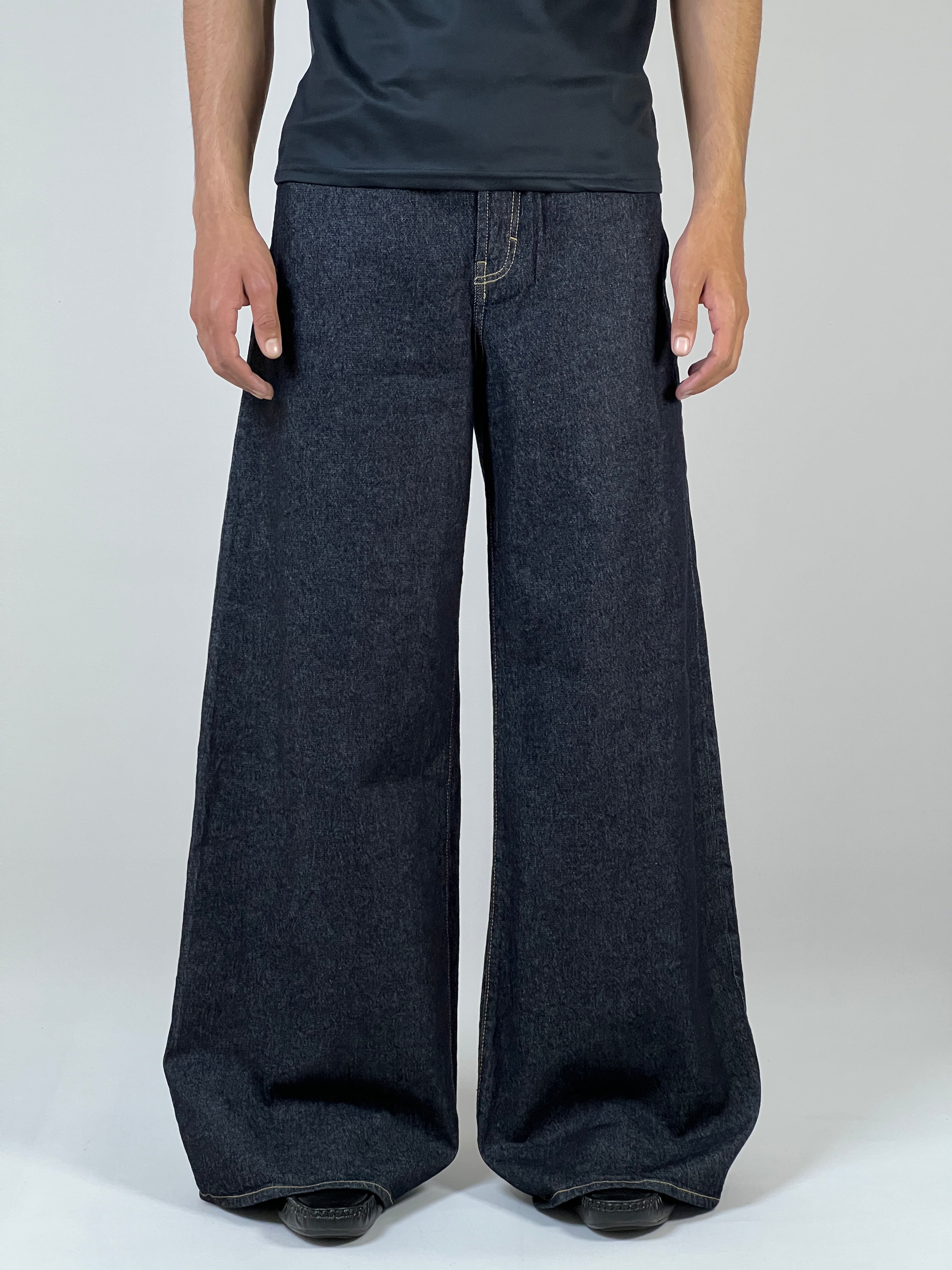 Indigo core baggy