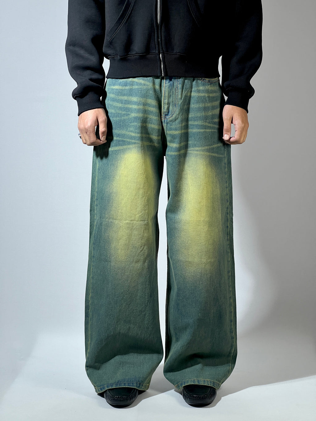 Moss green baggy