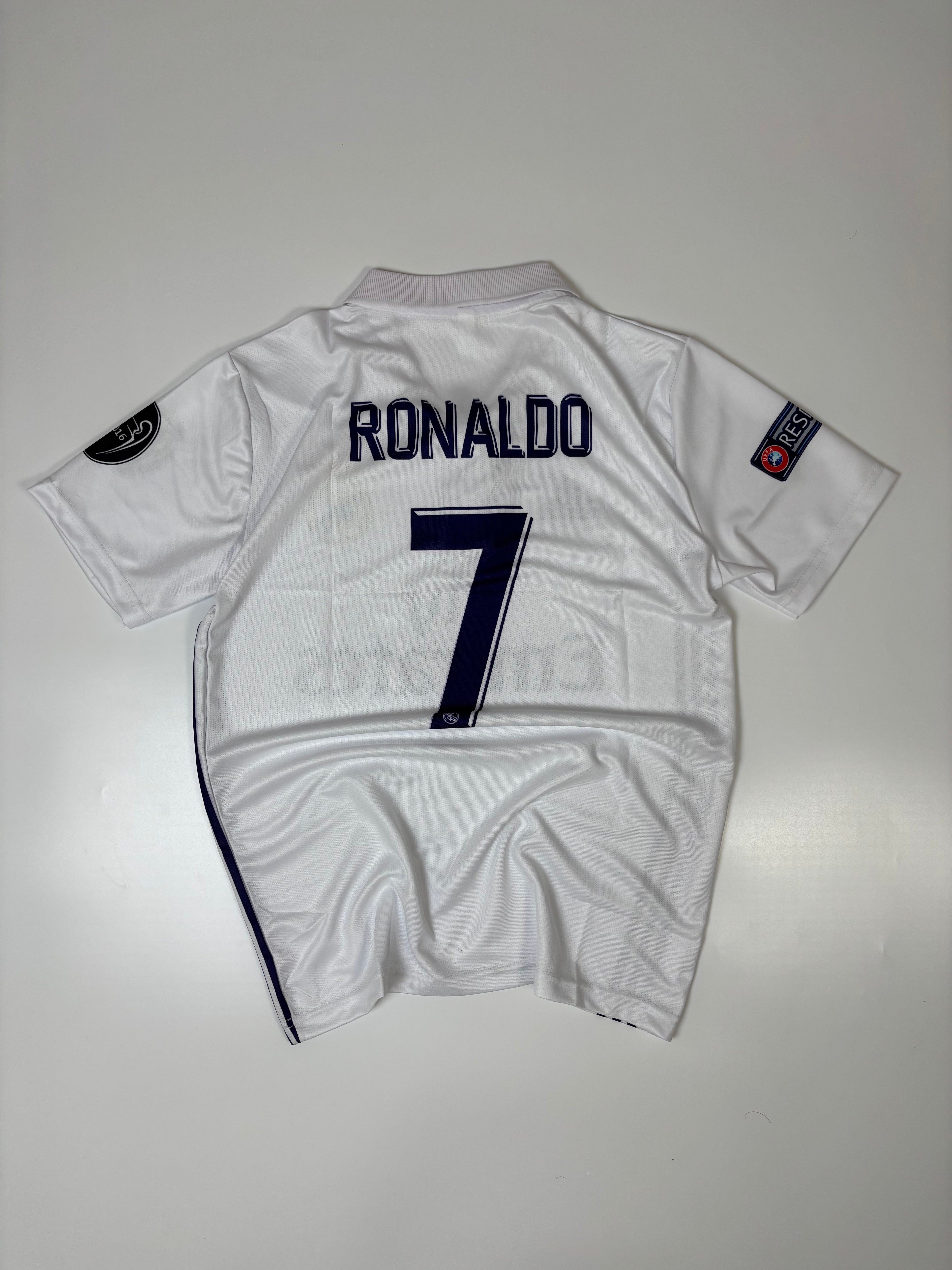 Real Madrid CF Royal White Polo Jersey