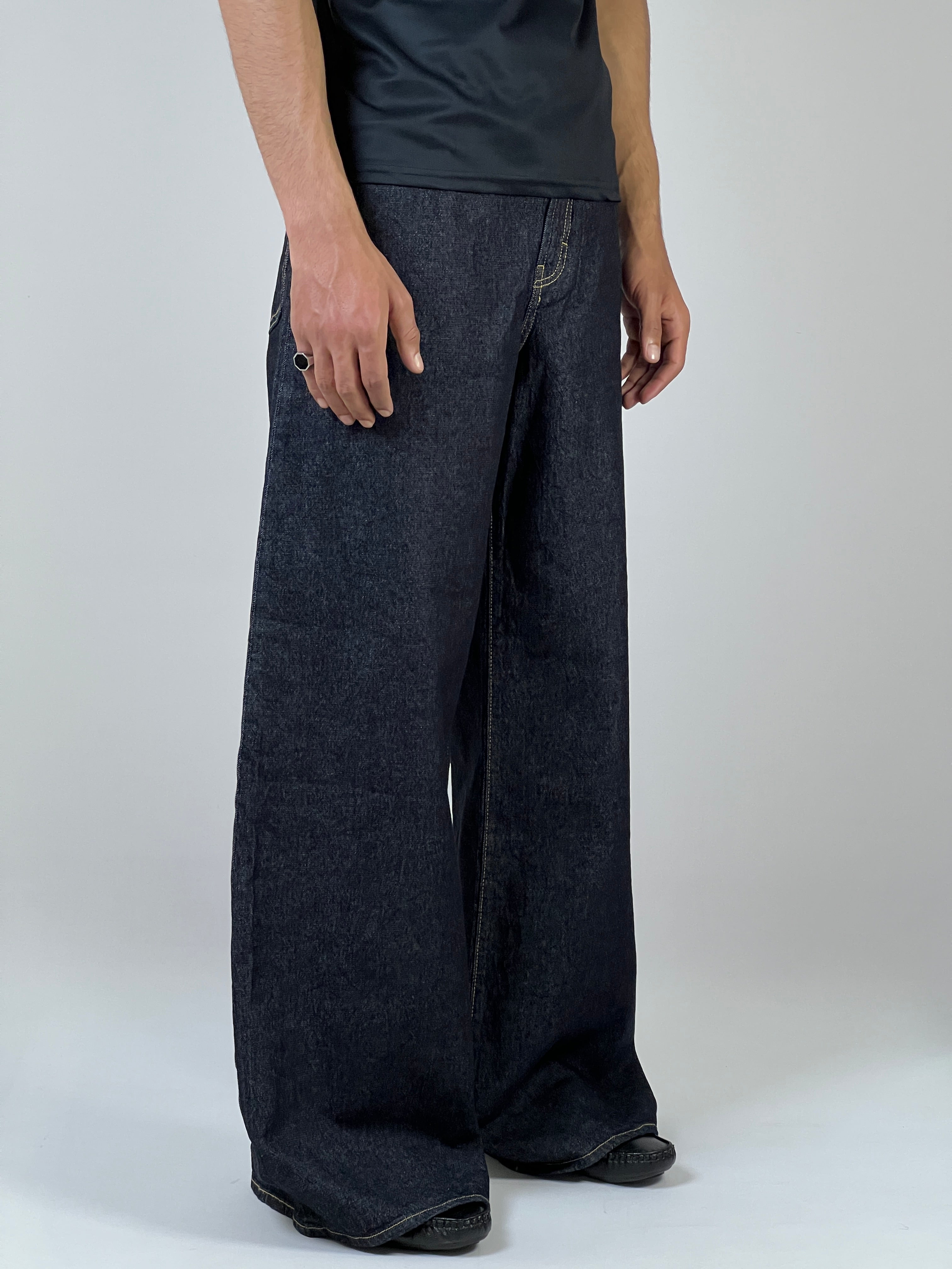 Indigo core baggy