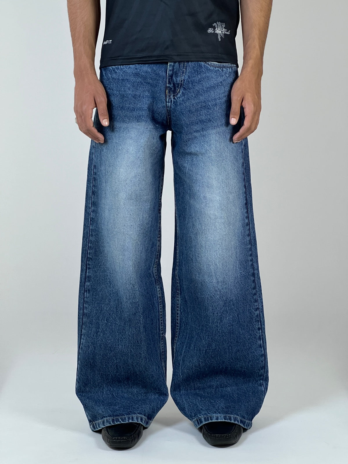 Light blue baggy