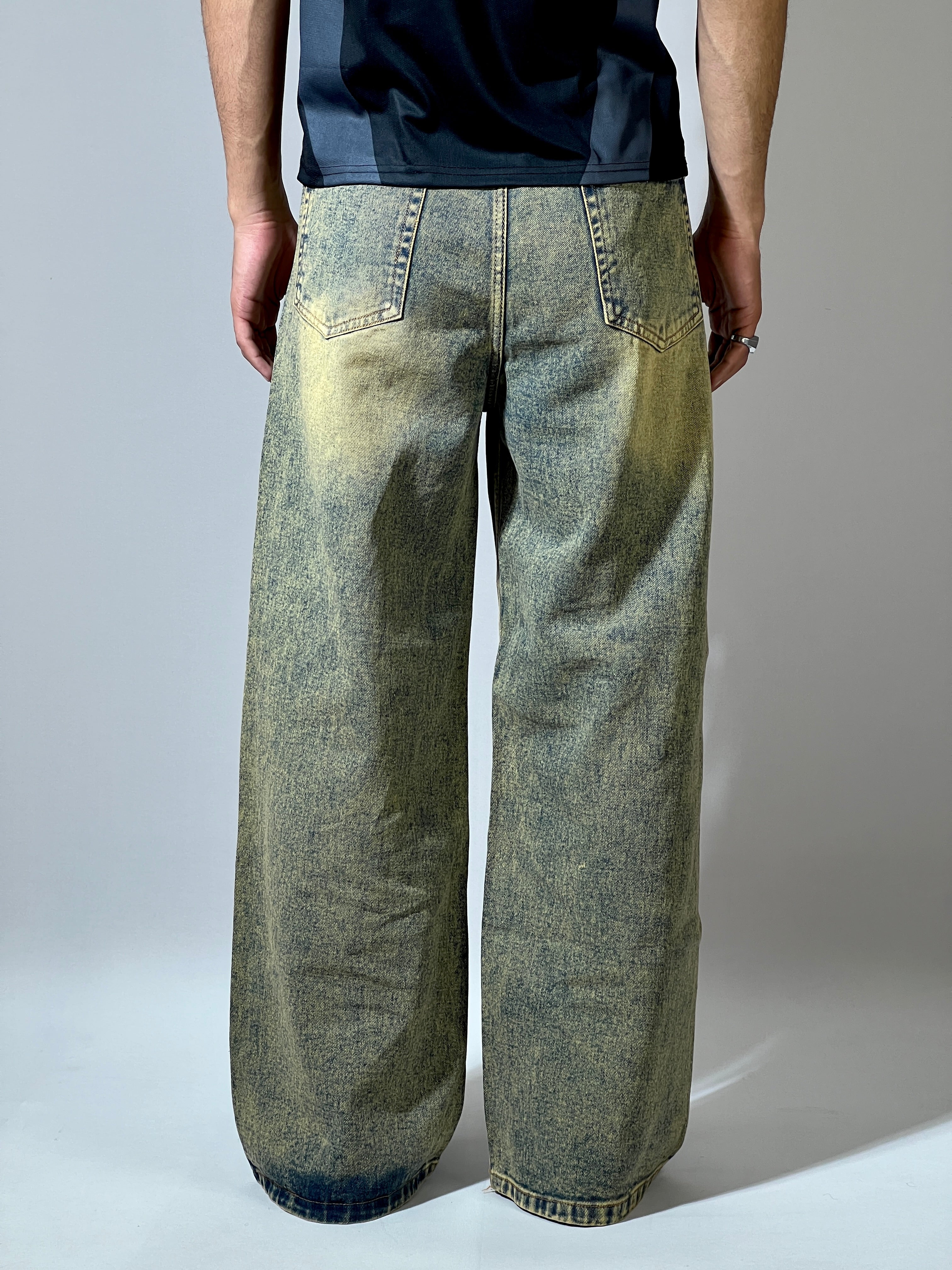 Vintage yellow baggy