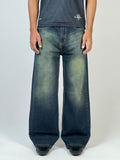 Vintage navy baggy