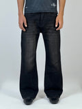 Black washed bootcut
