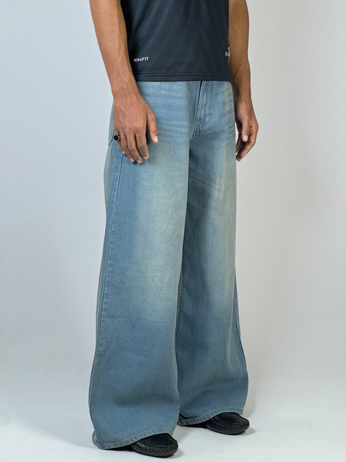 Cloud blue baggy