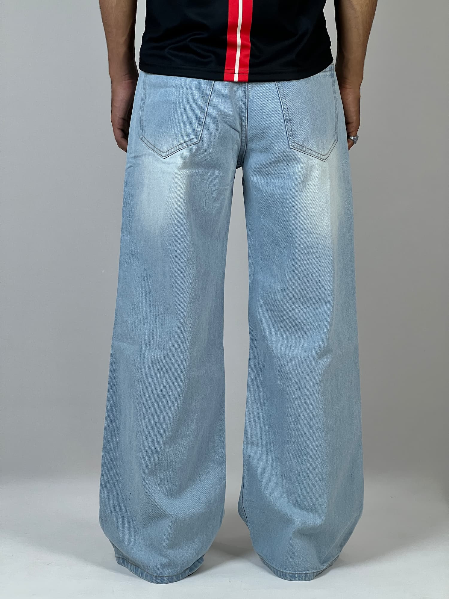 Ice blue baggy